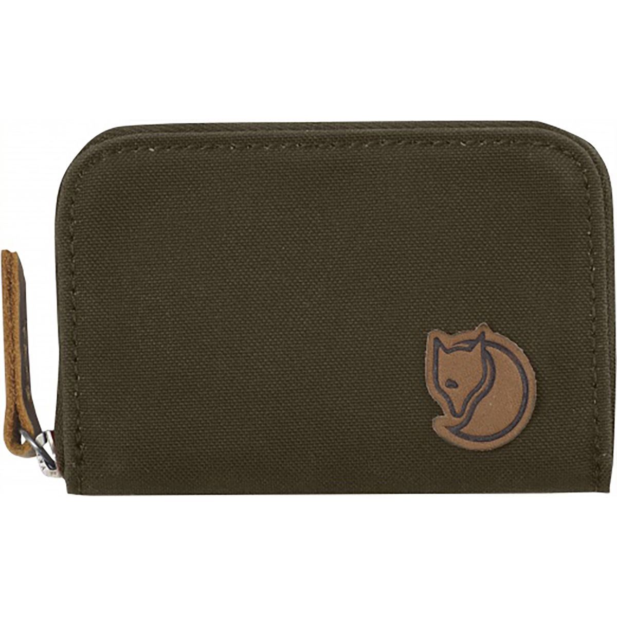 Image of Fjallraven Zip Card Holder Wallet - Women's Dark Olive, One Size