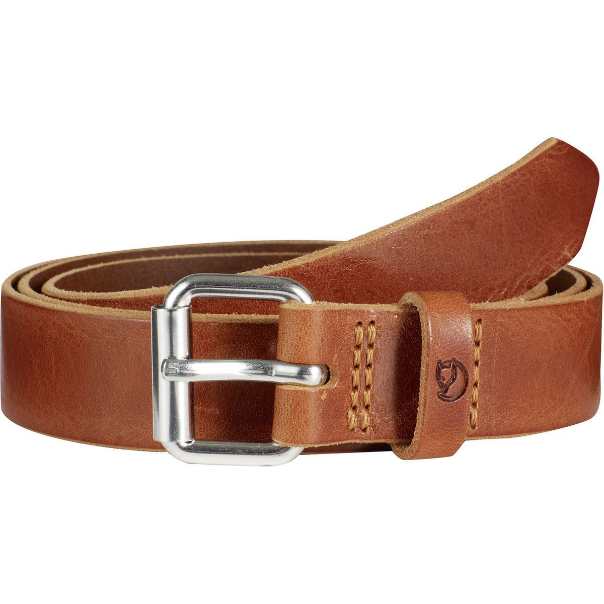 Image of Fjallraven Singi Narrow Belt - Men's Leather Cognac, M(85cm)