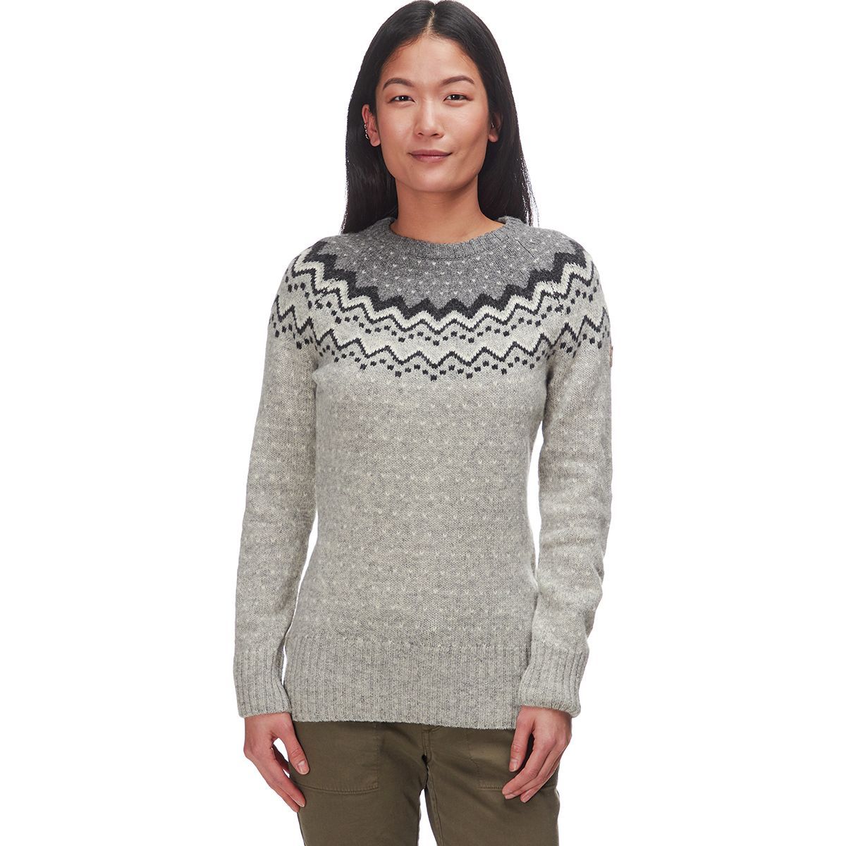 Fjallraven Ovik Knit Sweater - Women's Grey, S