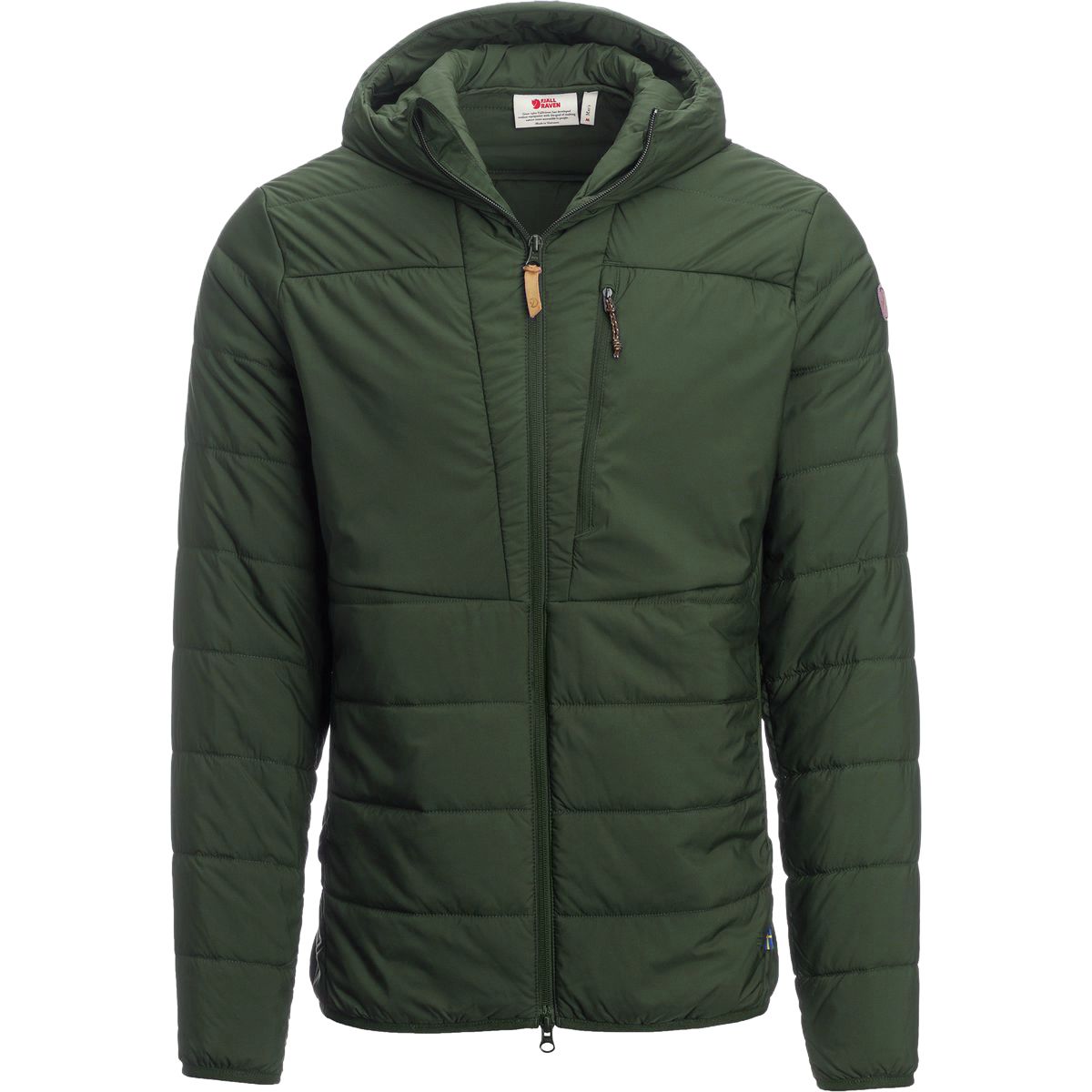 Image of Fjallraven Keb Padded Hooded Jacket - Men's Deep Forest, M