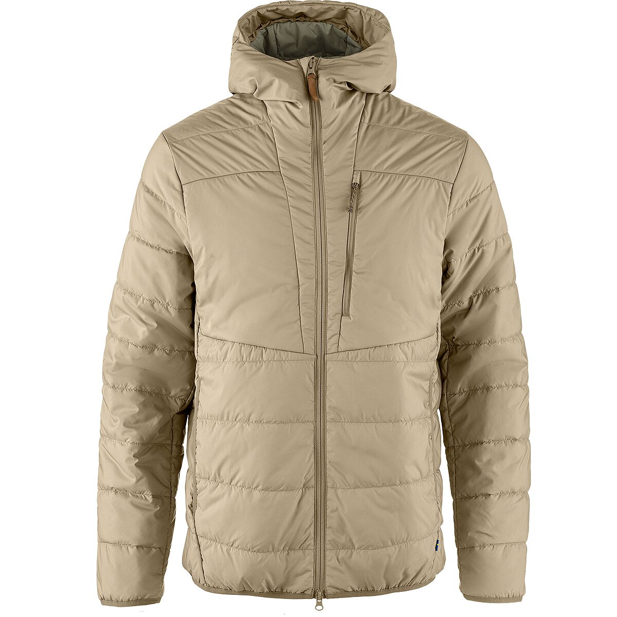 Image of Fjallraven Keb Padded Hooded Jacket - Men's Fossil, M