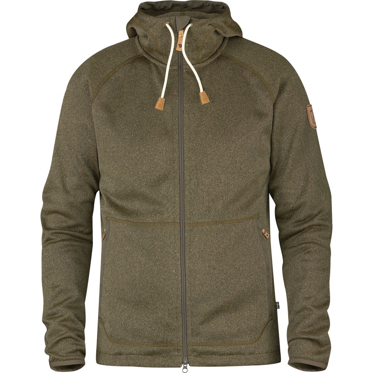 Fjallraven Ovik Fleece Hooded Jacket - Men's Tarmac, M