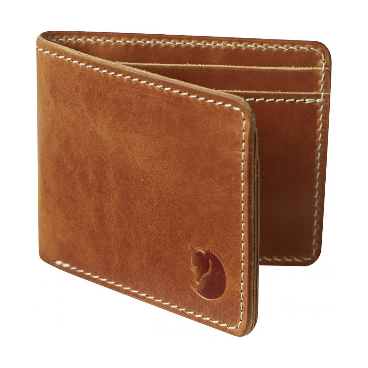 Fjallraven Ovik Wallet - Men's Leather Cognac, One Size