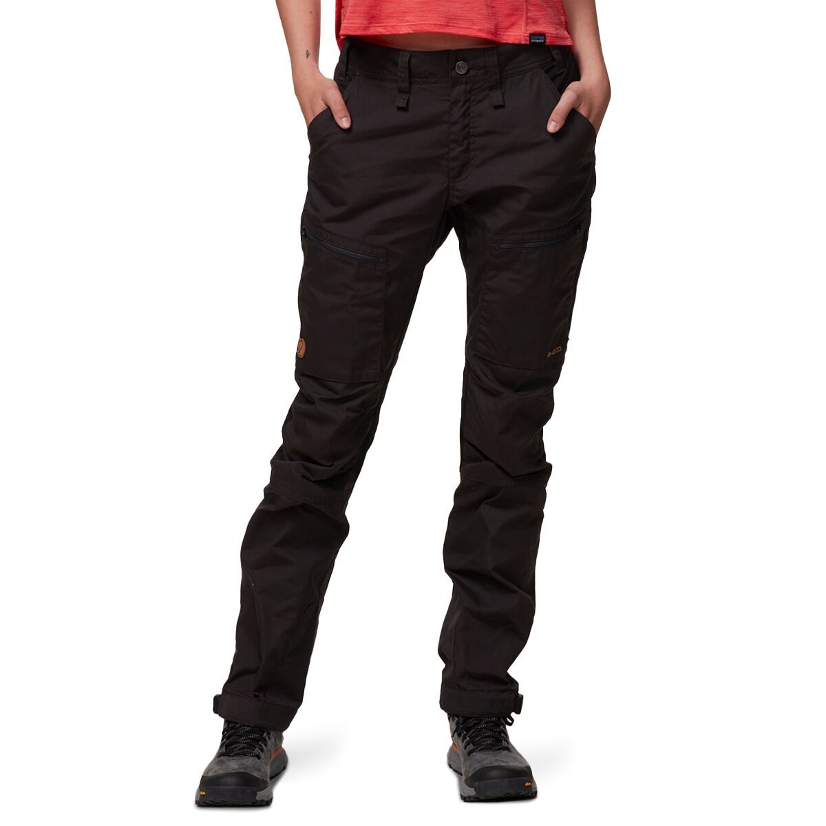 Fjallraven Abisko Lite Trekking Pant - Women's Dark Grey/Black, US 30.5/EU 40