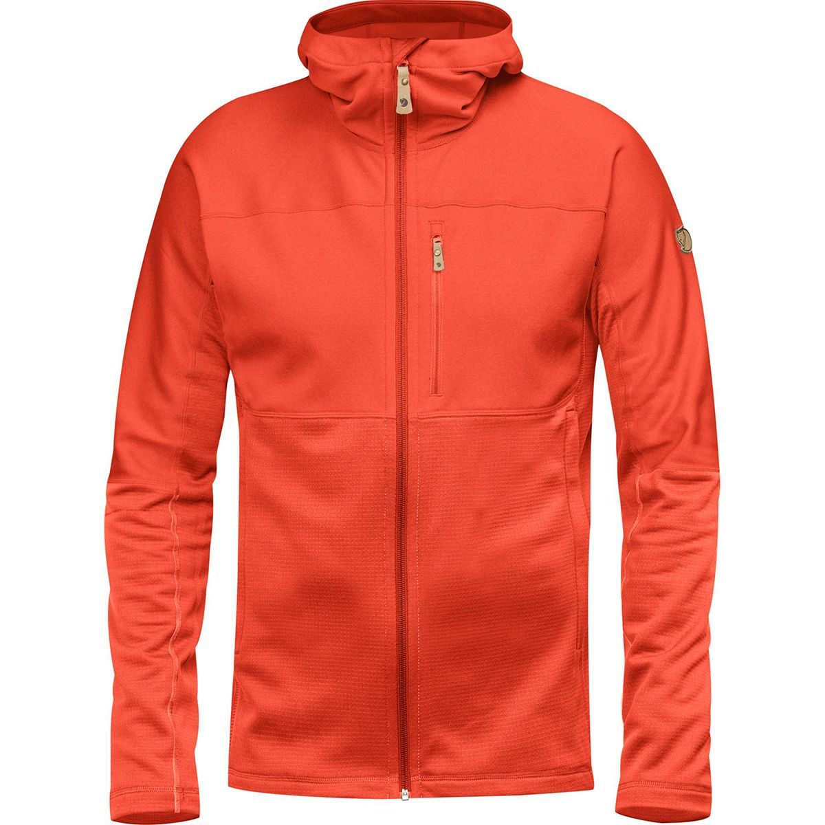 Fjallraven Abisko Trail Hooded Fleece Jacket - Men's Flame Orange, L