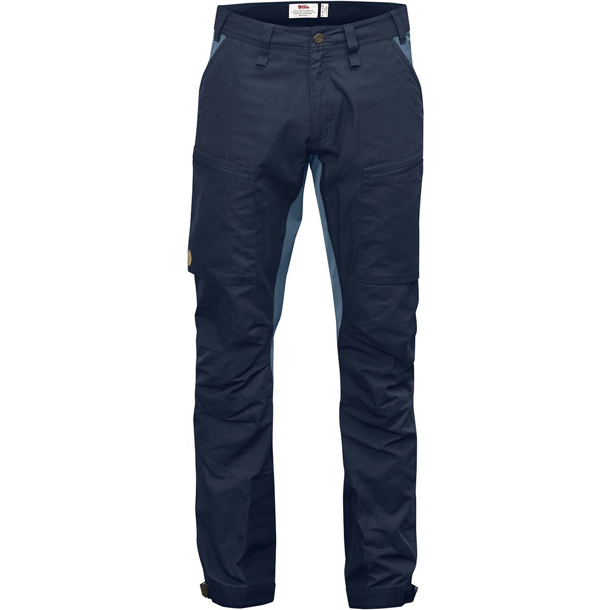 Fjallraven Abisko Lite Trekking Trouser - Men's Dark Navy/Uncle Blue, US 33-34/EU 50