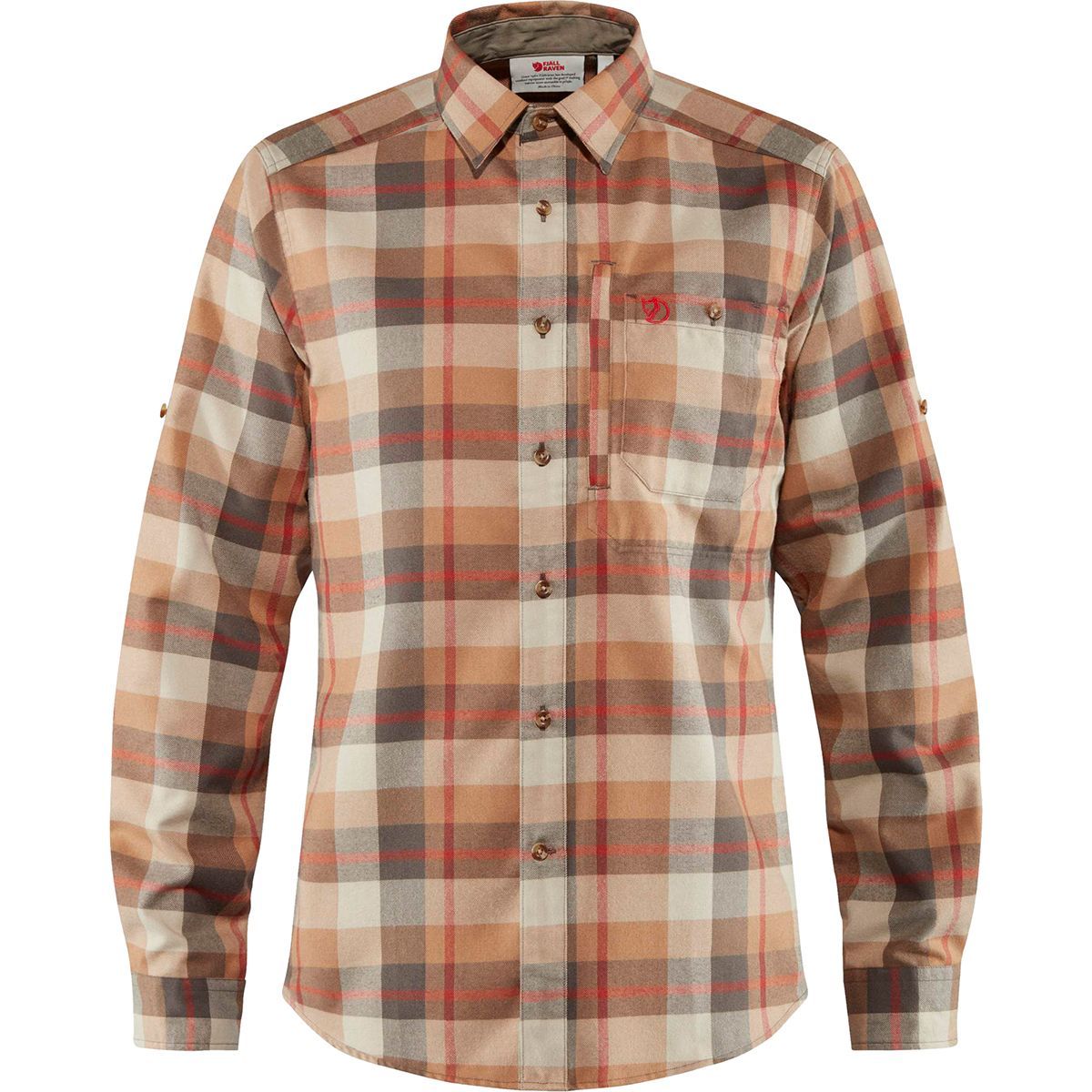 Fjallraven Fjallglim Flannel Shirt - Men's Dark Sand, XXL