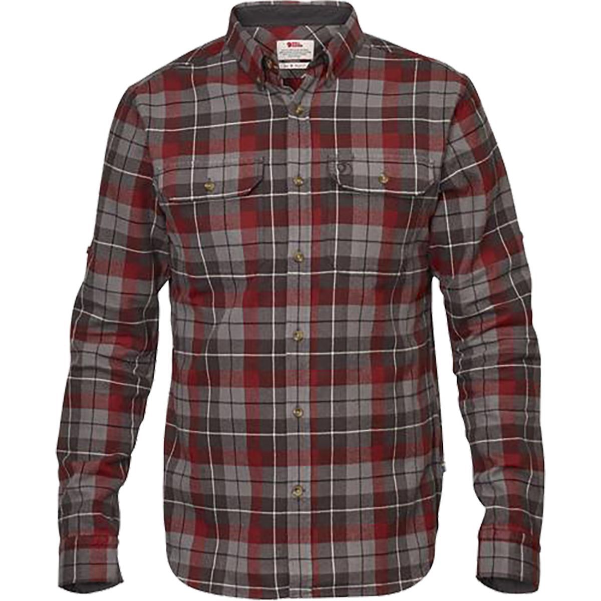 Fjallraven Singi Heavy Regular Fit Flannel Shirt - Men's Dark Grey, S