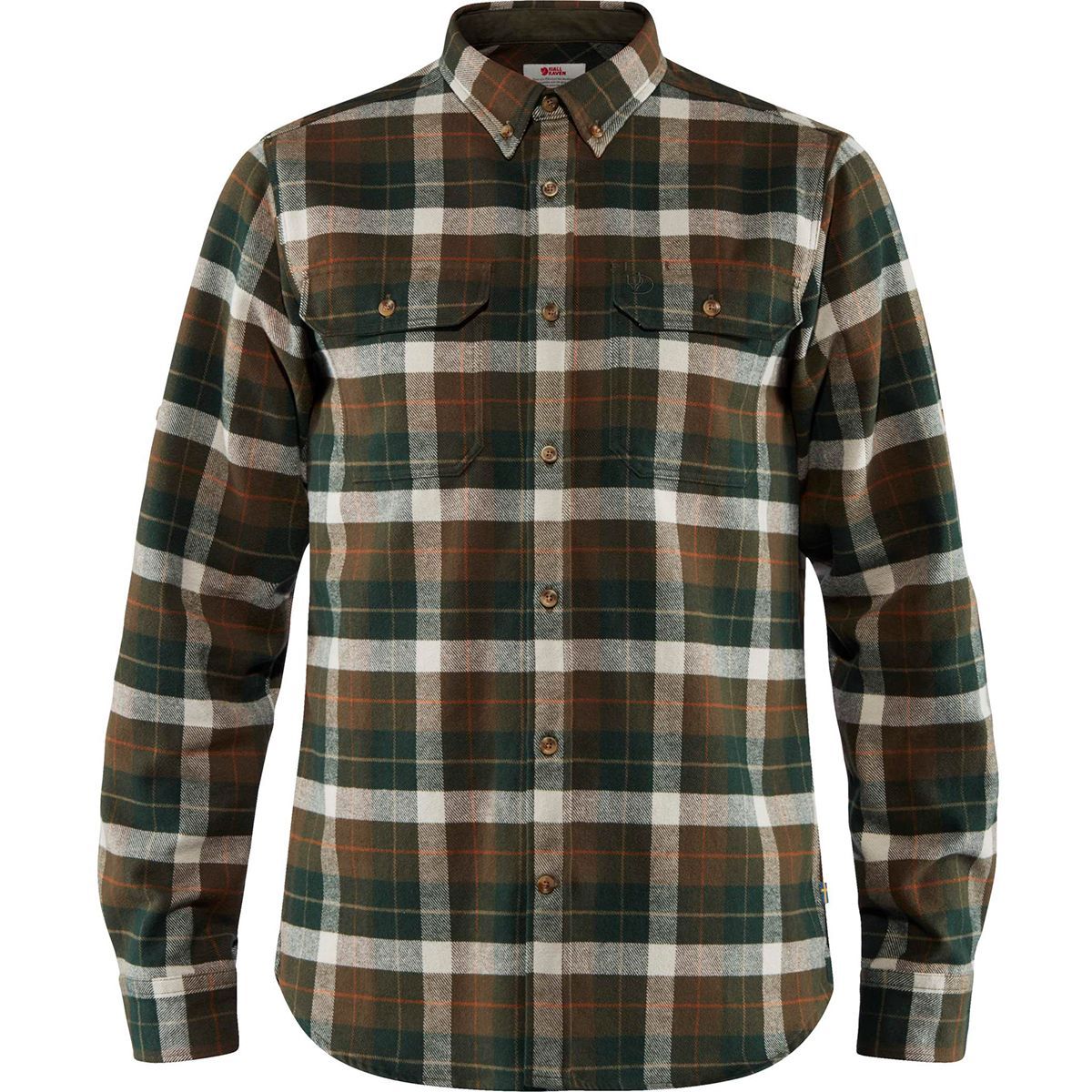 Fjallraven Singi Heavy Regular Fit Flannel Shirt - Men's Deep Forest, XL