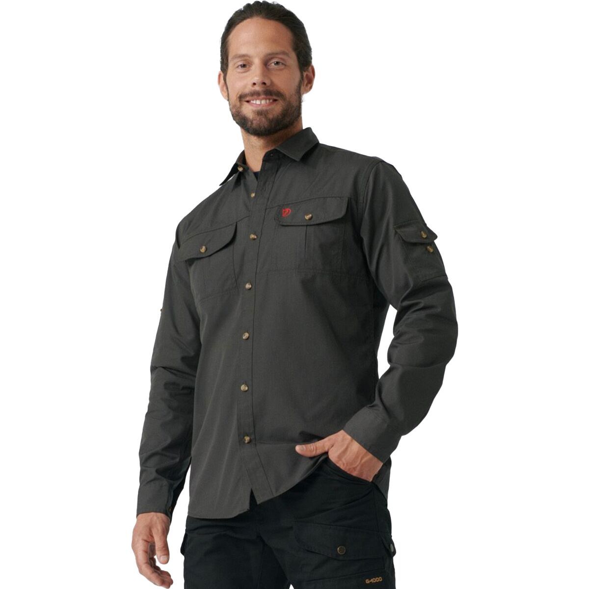 Fjallraven Singi Trekking Shirt - Men's Dark Grey, M