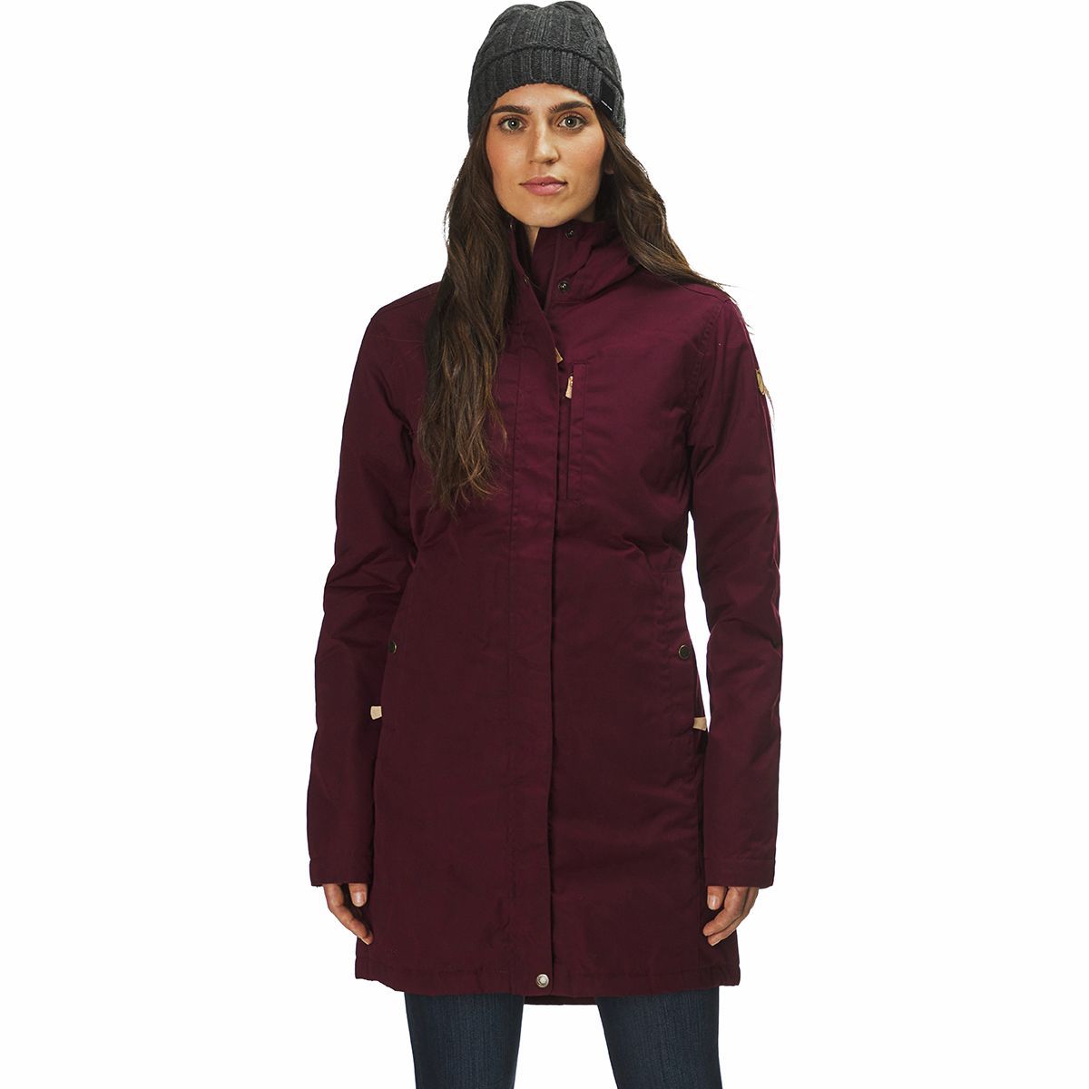 Fjallraven Kiruna Padded Parka - Women's Dark Garnet, XS