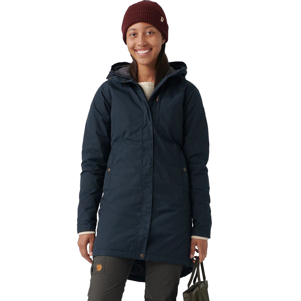 Fjallraven Kiruna Padded Parka - Women's Dark Navy, L