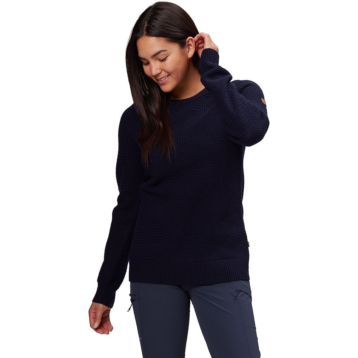 Fjallraven Ovik Structure Sweater - Women's Navy, XS