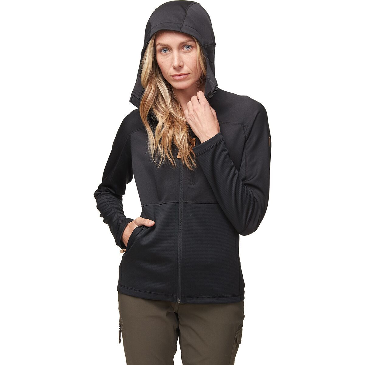Image of Fjallraven Abisko Trail Fleece Jacket - Women's Black, M