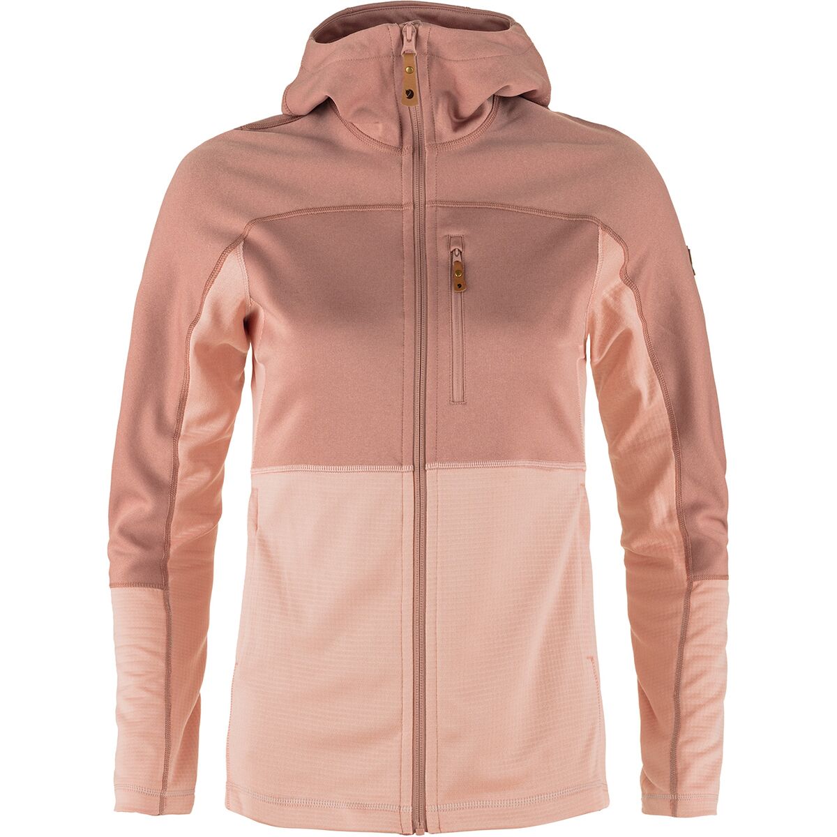 Image of Fjallraven Abisko Trail Fleece Jacket - Women's Chalk Rose/Dusty Rose, XS