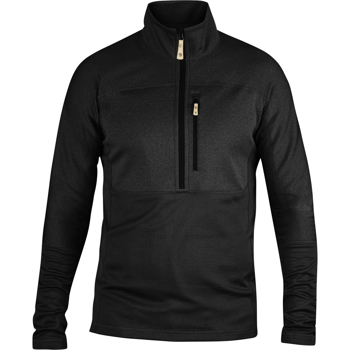 ✨美品✨ フェールラーベン Abisko Trail Pullover 黒 S Fjallraven Abisko Trail Fleece Pullover - Men's