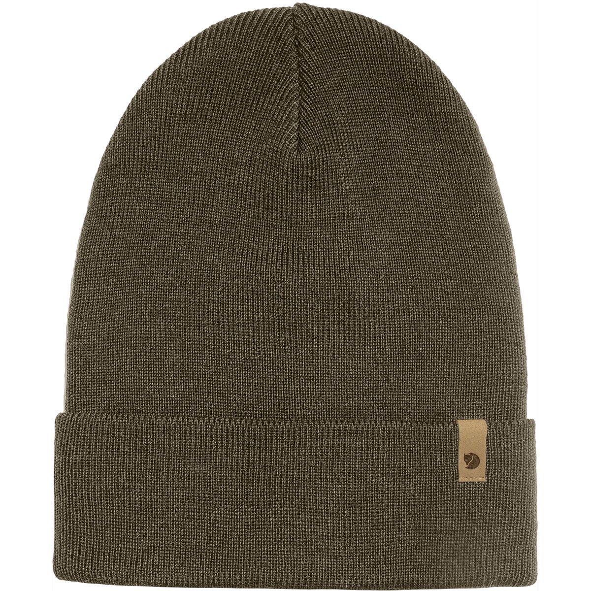 Image of Fjallraven Classic Knit Hat Dark Olive, One Size