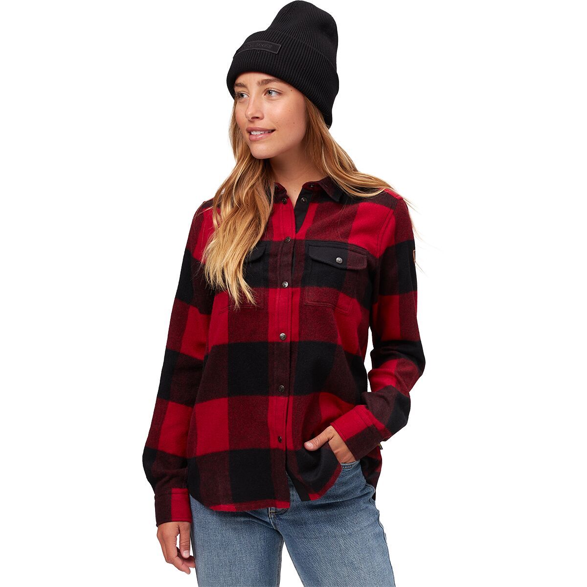Image of Fjallraven Canada Long-Sleeve Shirt - Women's Red, S