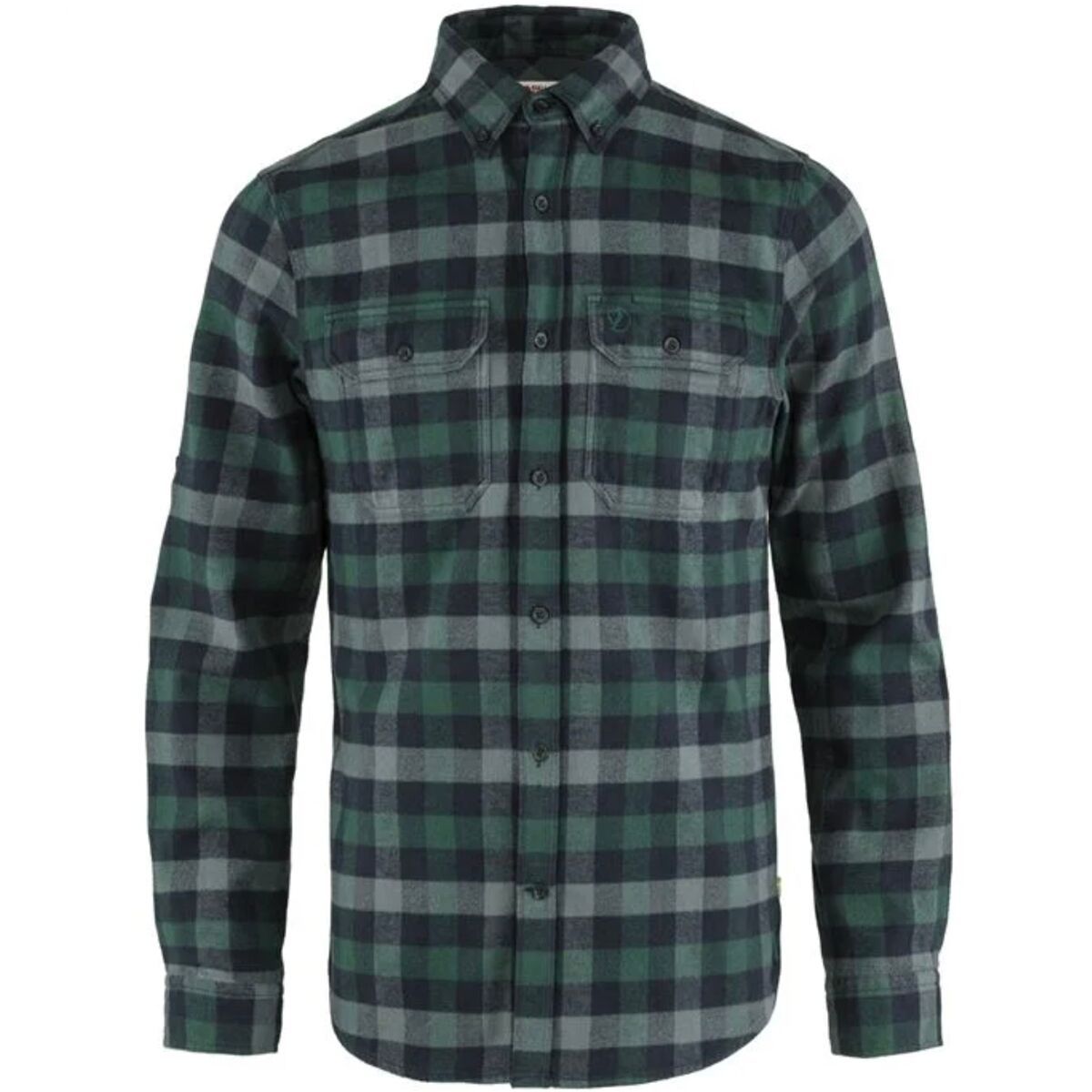 Fjallraven Skog Shirt - Men's Arctic Green/Dark Navy, L