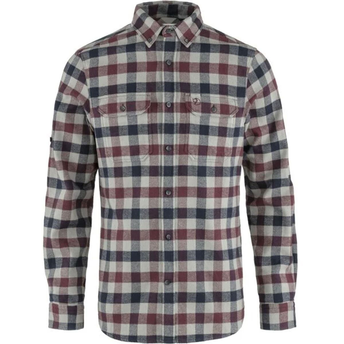 Fjallraven Skog Shirt - Men's Dark Garnet/Fog, XXL
