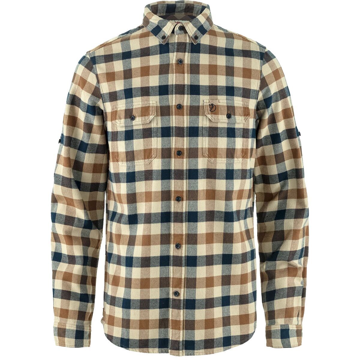 Image of Fjallraven Skog Shirt - Men's Fossil/Dark Navy, XL