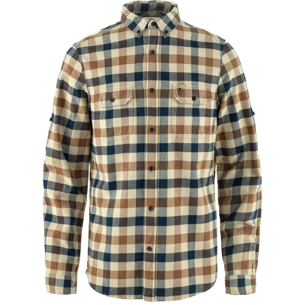 Image of Fjallraven Skog Shirt - Men's Fossil/Dark Navy, S