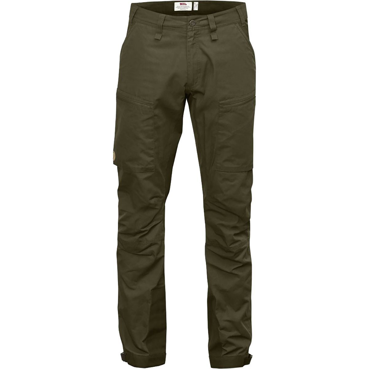 Fjallraven Abisko Lite Long Trekking Trouser - Men's Dark Olive/Dark Olive, US 38-39/EU 56