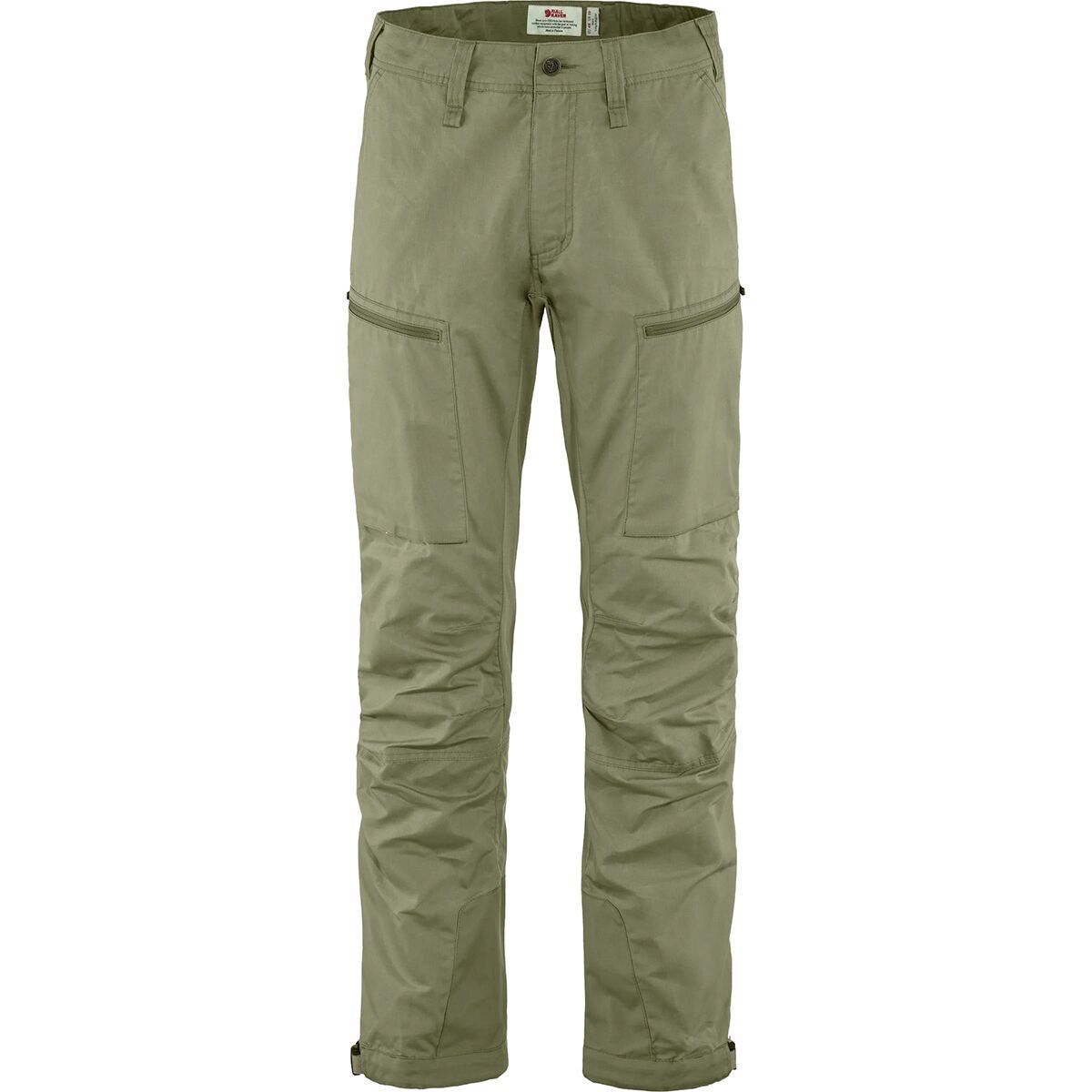 Fjallraven Abisko Lite Long Trekking Trouser - Men's Light Olive, US 33-34/EU 50