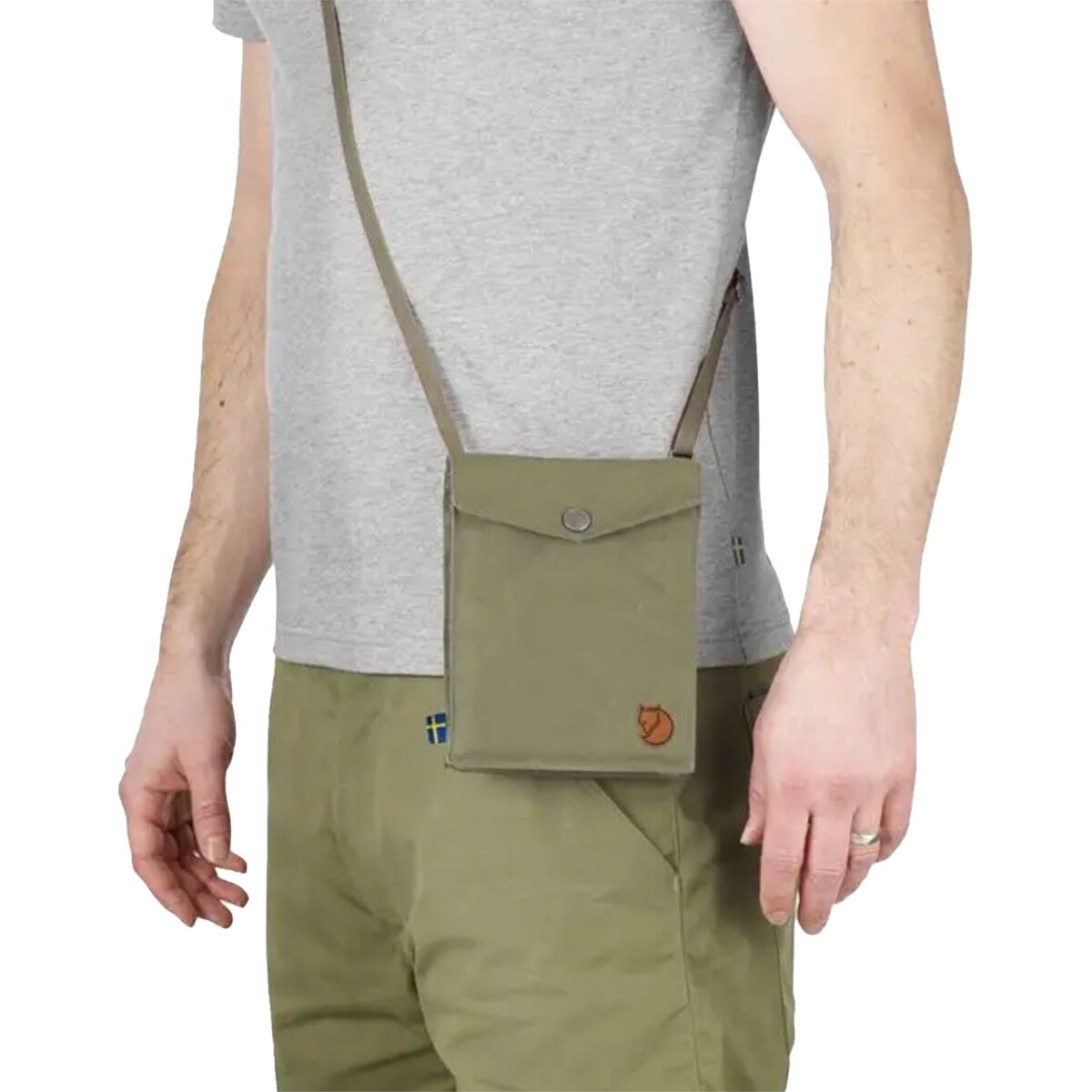 FJALLRAVEN｜BAG ACCESSORIES (POCKET SUPER GREY (24221/04 QTY 1) Fjallraven Pocket Shoulder Bag 24221 Pocket 046 Super