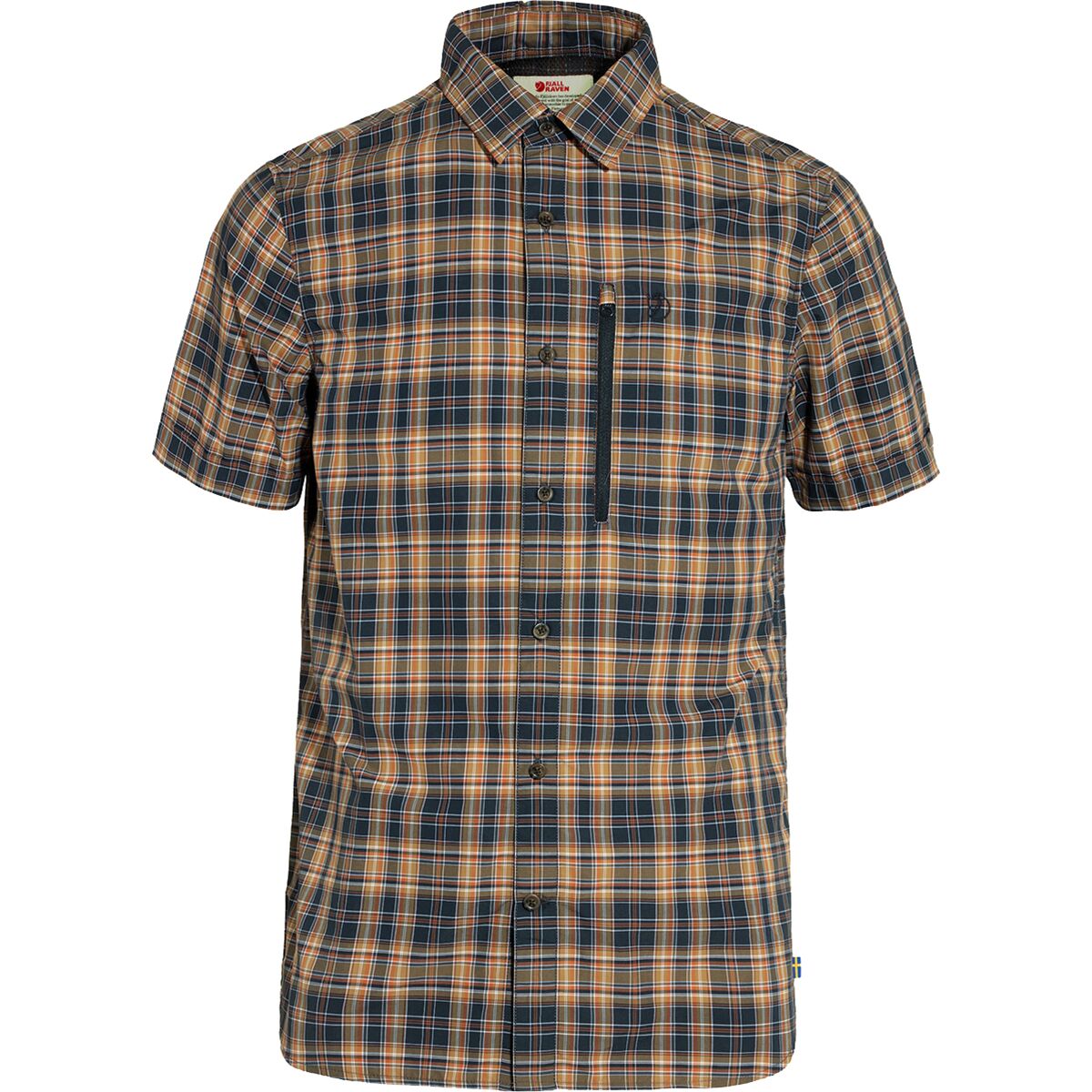 Fjallraven Fjallraven Abisko Hike Shirt - Men's Dark Navy/Buckwheat Brown, S