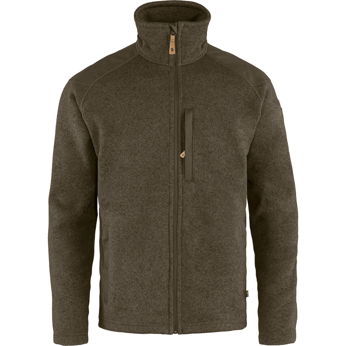 Image of Fjallraven Buck Fleece Jacket - Men's Dark Olive, S