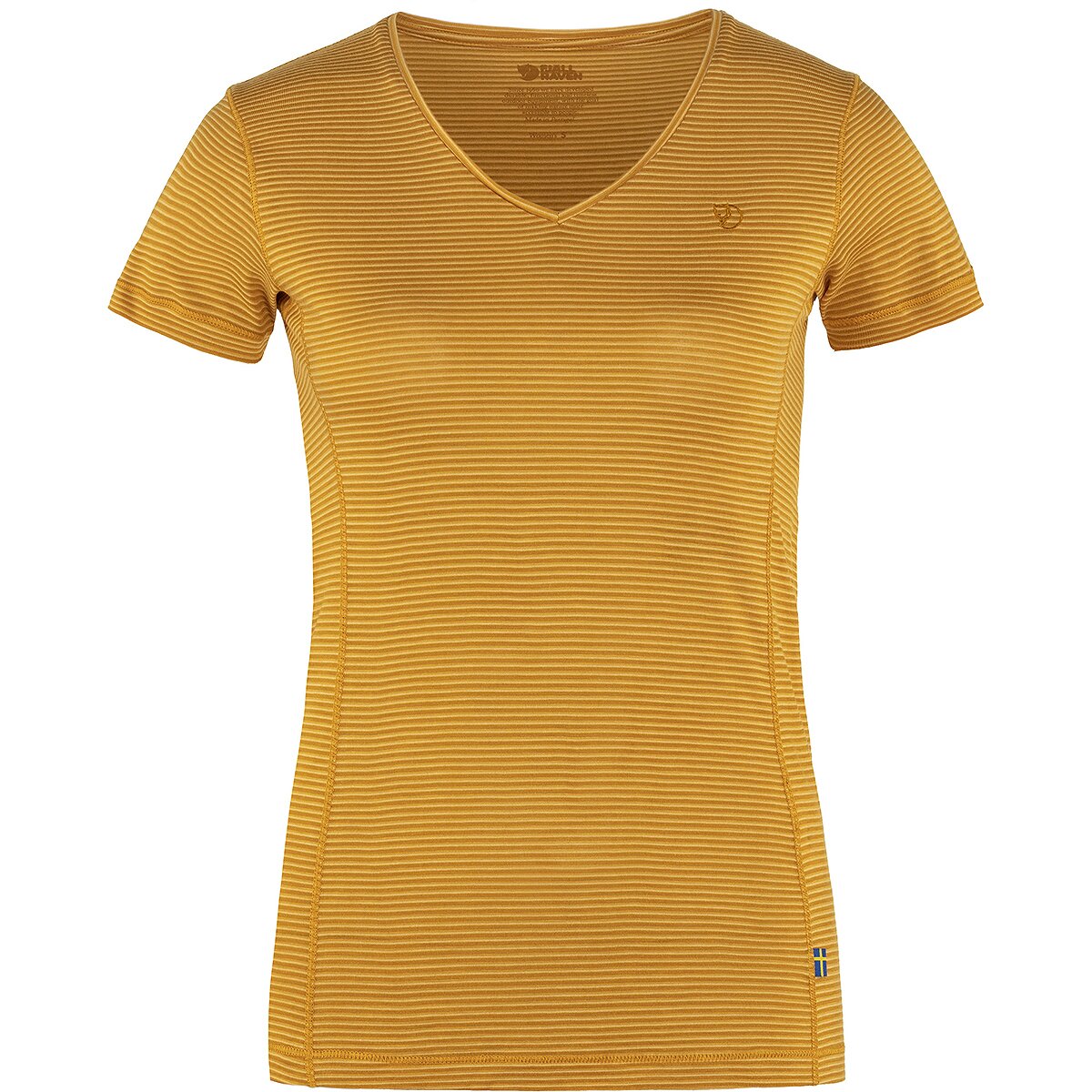 Image of Fjallraven Abisko Cool T-Shirt - Women's Mustard Yellow, S