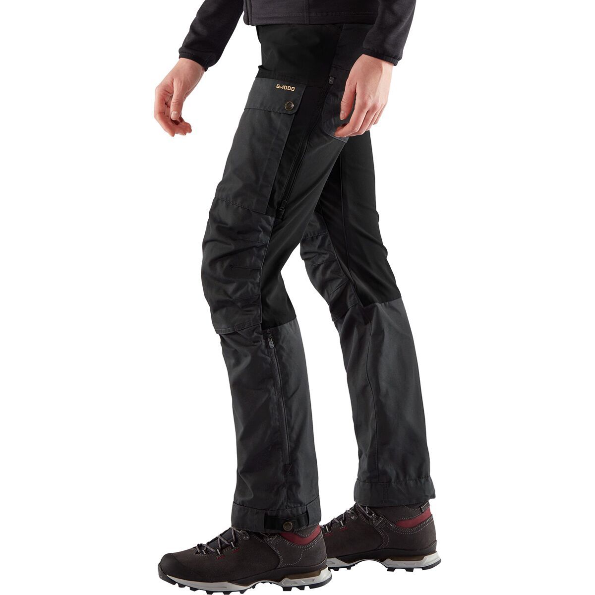 Image of Fjallraven Keb Curved Trouser - Women's Black, US 24/EU 32
