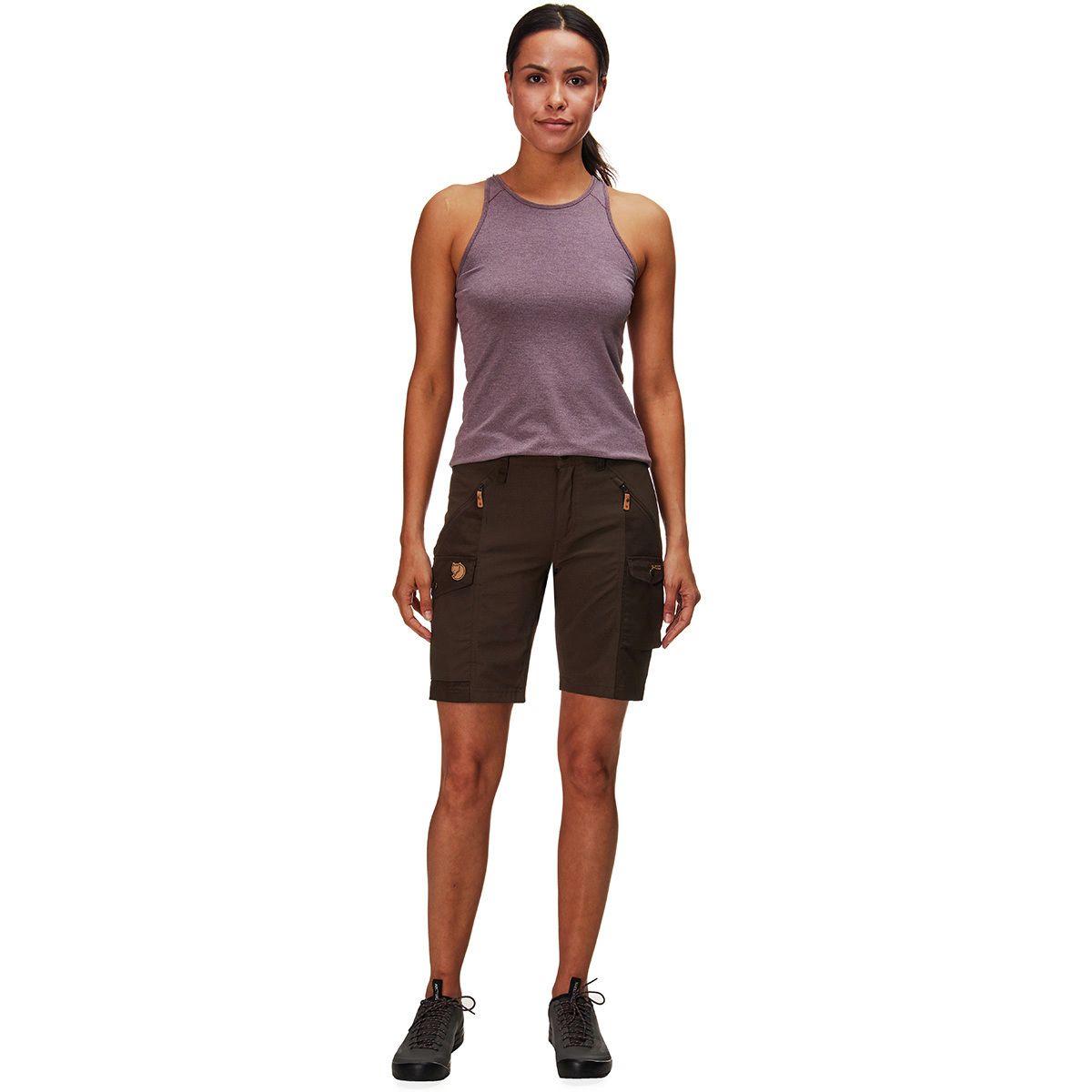 Fjallraven Nikka Shorts Curved - Women's Light Olive 34 Fjallraven Nikka Curved Short - Women\u0027s - Clothing