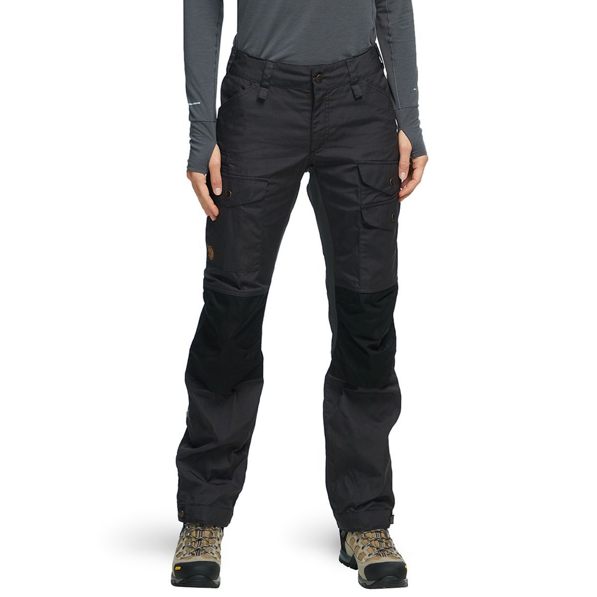 Fjallraven Vidda Pro Ventilated Trouser - Women's Dark Grey/Black, US 27/EU 36