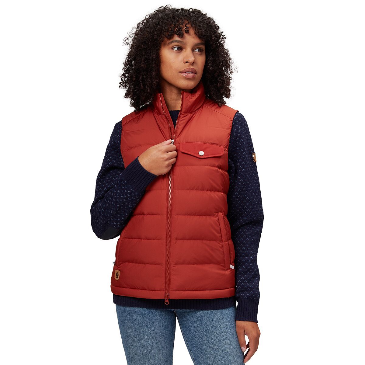 Fjallraven Greenland Down Liner Vest - Women's Autumn Leaf, XXS