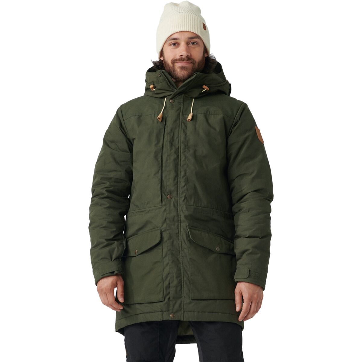 Fjallraven Singi Wool Padded Parka - Men's Deep Forest, M