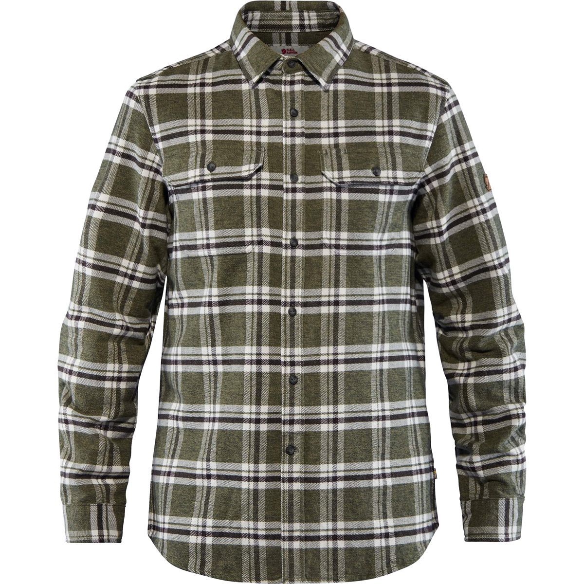 Fjallraven Ovik Heavy Flannel Shirt - Men's Deep Forest, XS