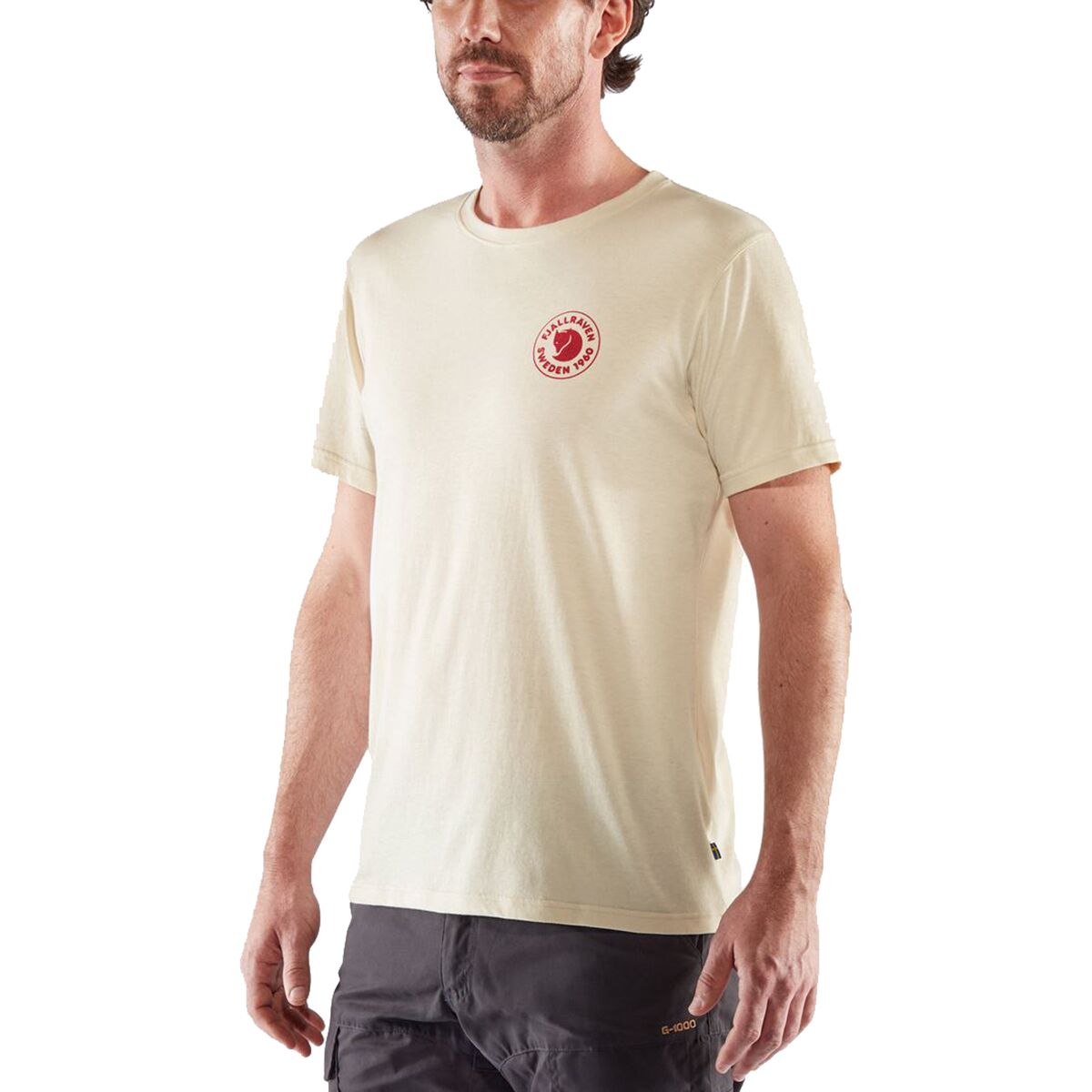 Image of Fjallraven 1960 Logo T-Shirt - Men's Chalk White, M