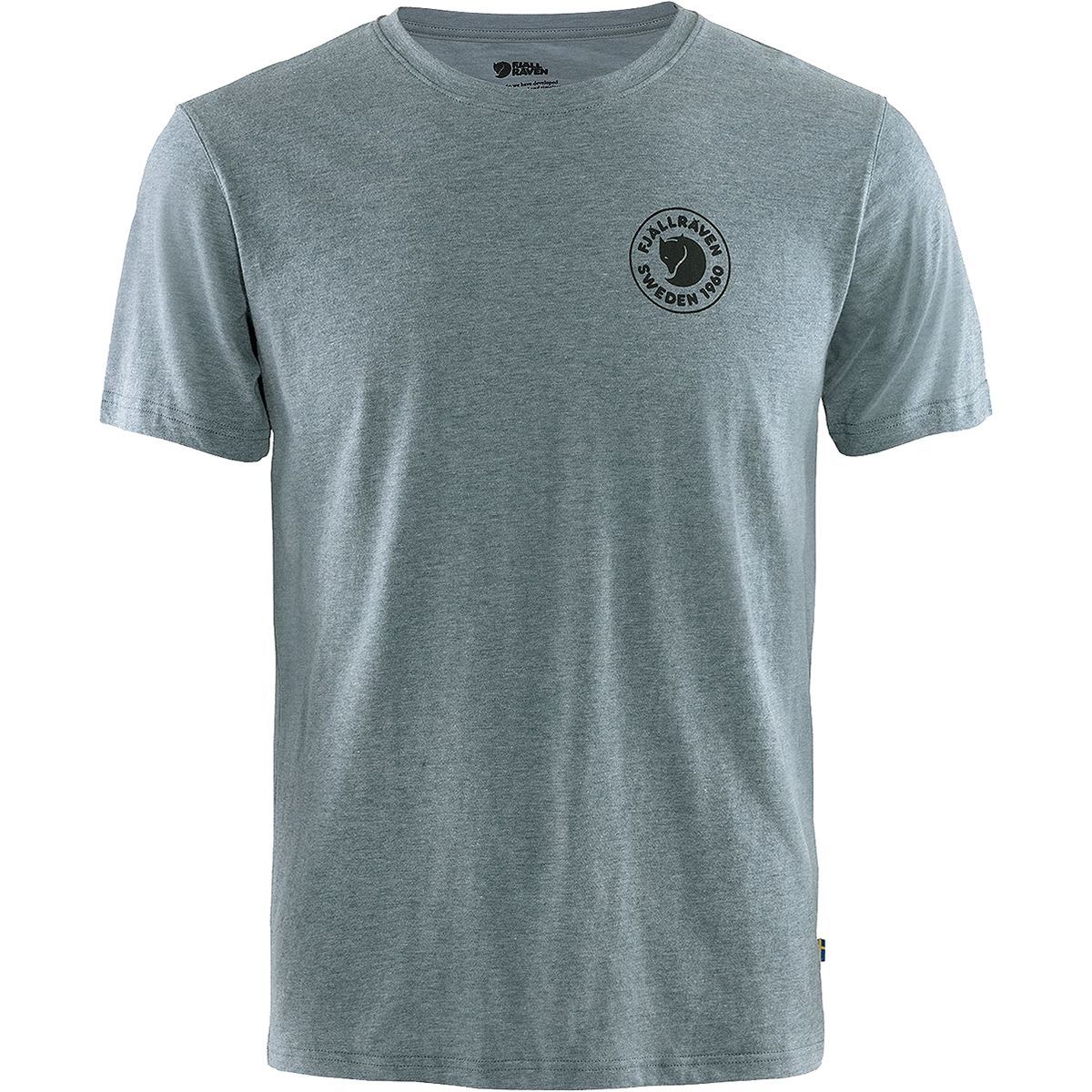 Image of Fjallraven 1960 Logo T-Shirt - Men's Uncle Blue/Melange, M
