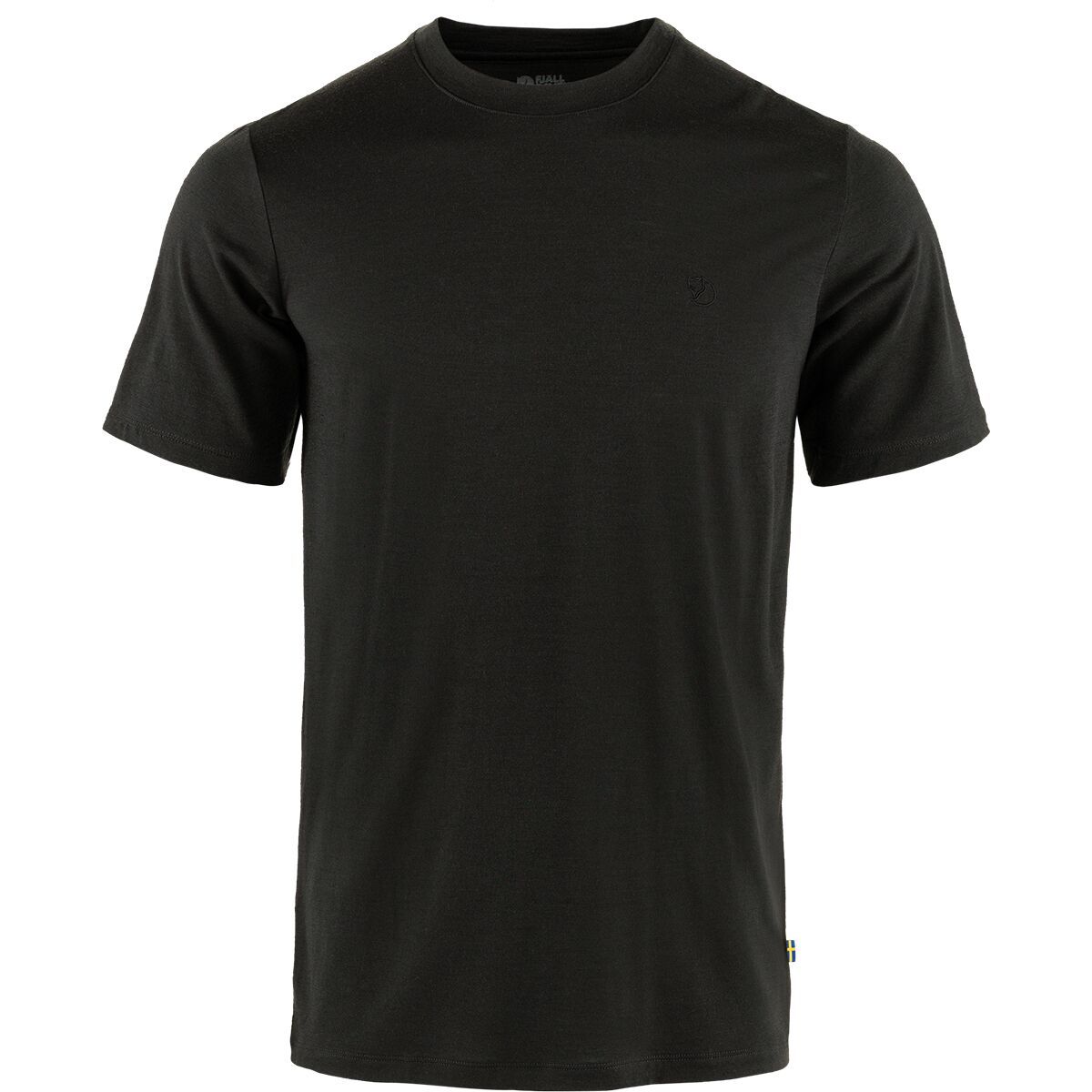 Image of Fjallraven Abisko Wool Short-Sleeve Shirt - Men's Black, M