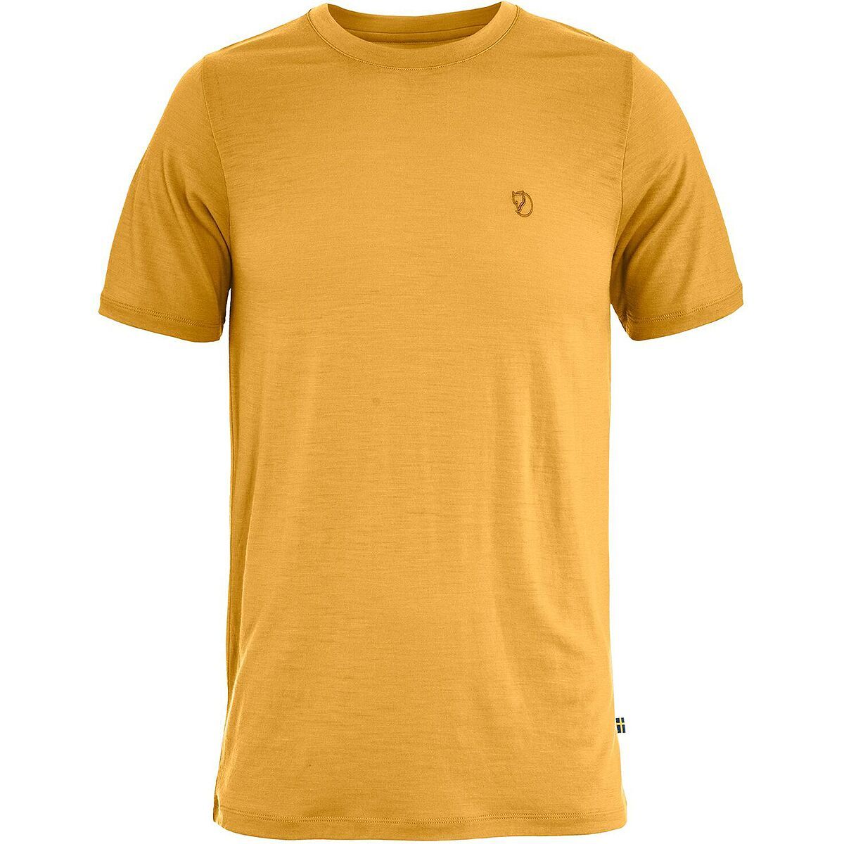 Image of Fjallraven Abisko Wool Short-Sleeve Shirt - Men's Ochre, S