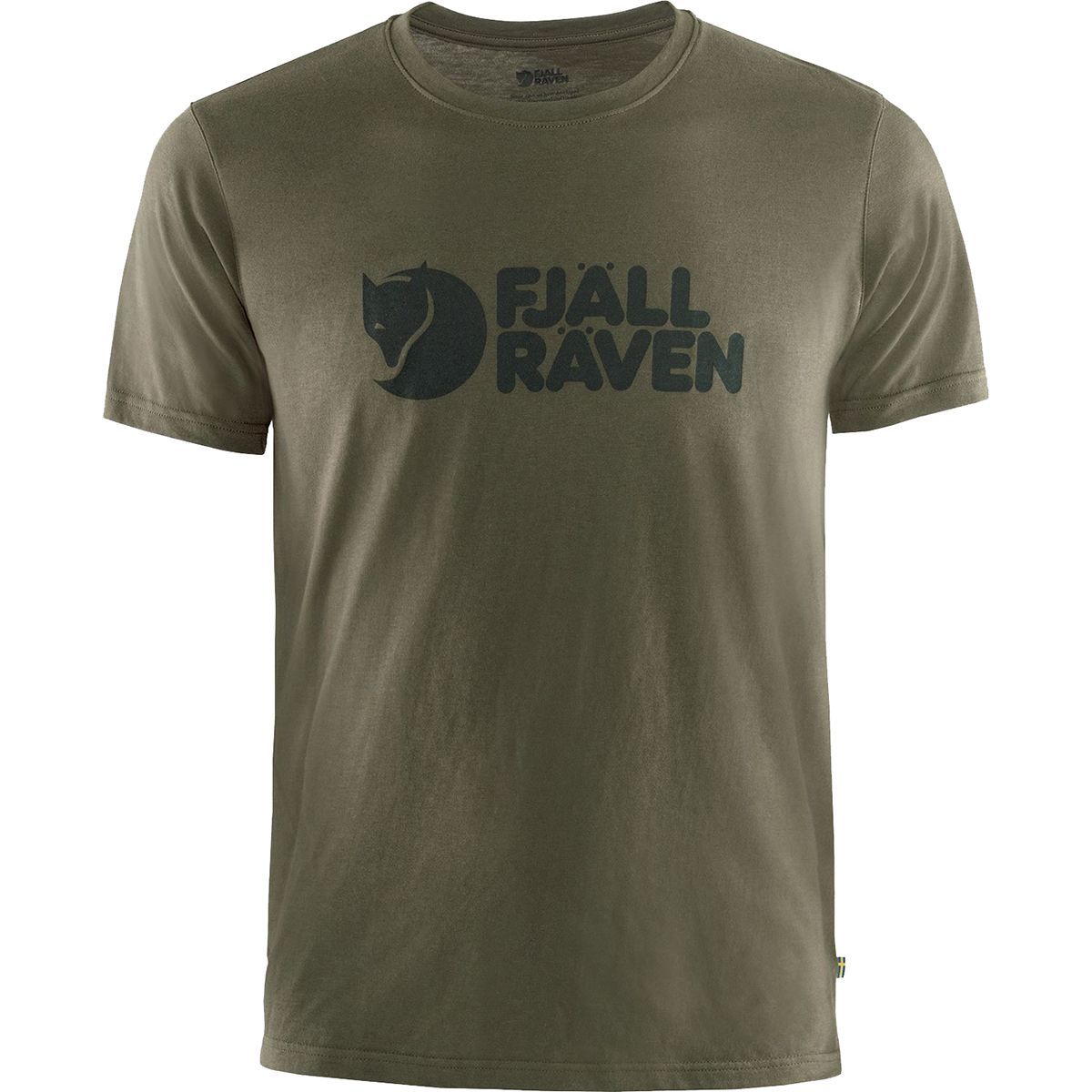 Image of Fjallraven Logo T-Shirt - Men's Dark Olive, M