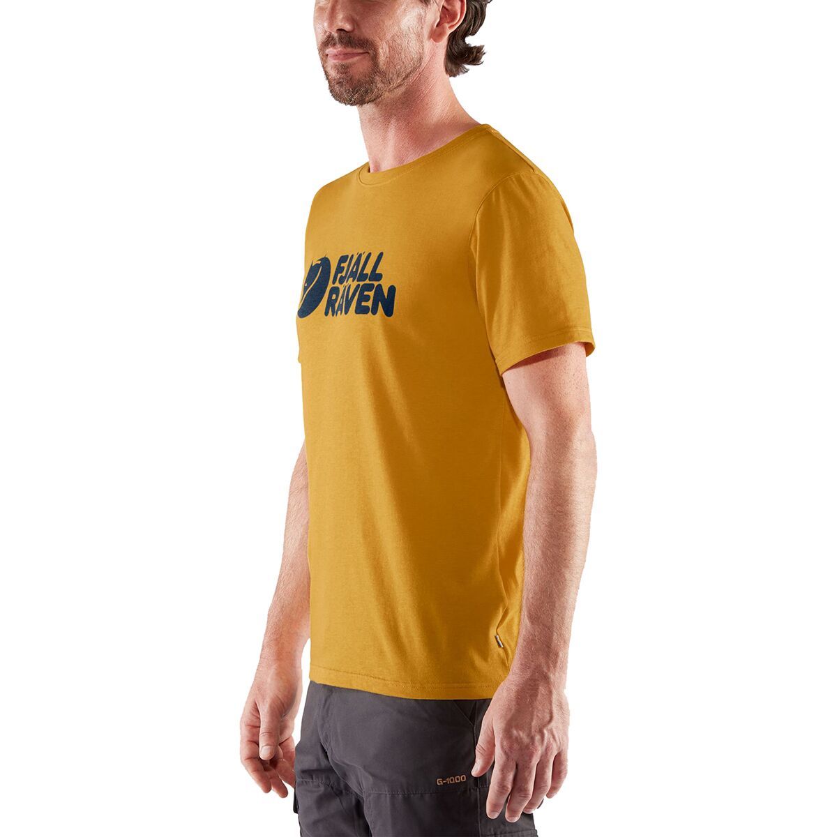 Image of Fjallraven Logo T-Shirt - Men's Ochre, XL