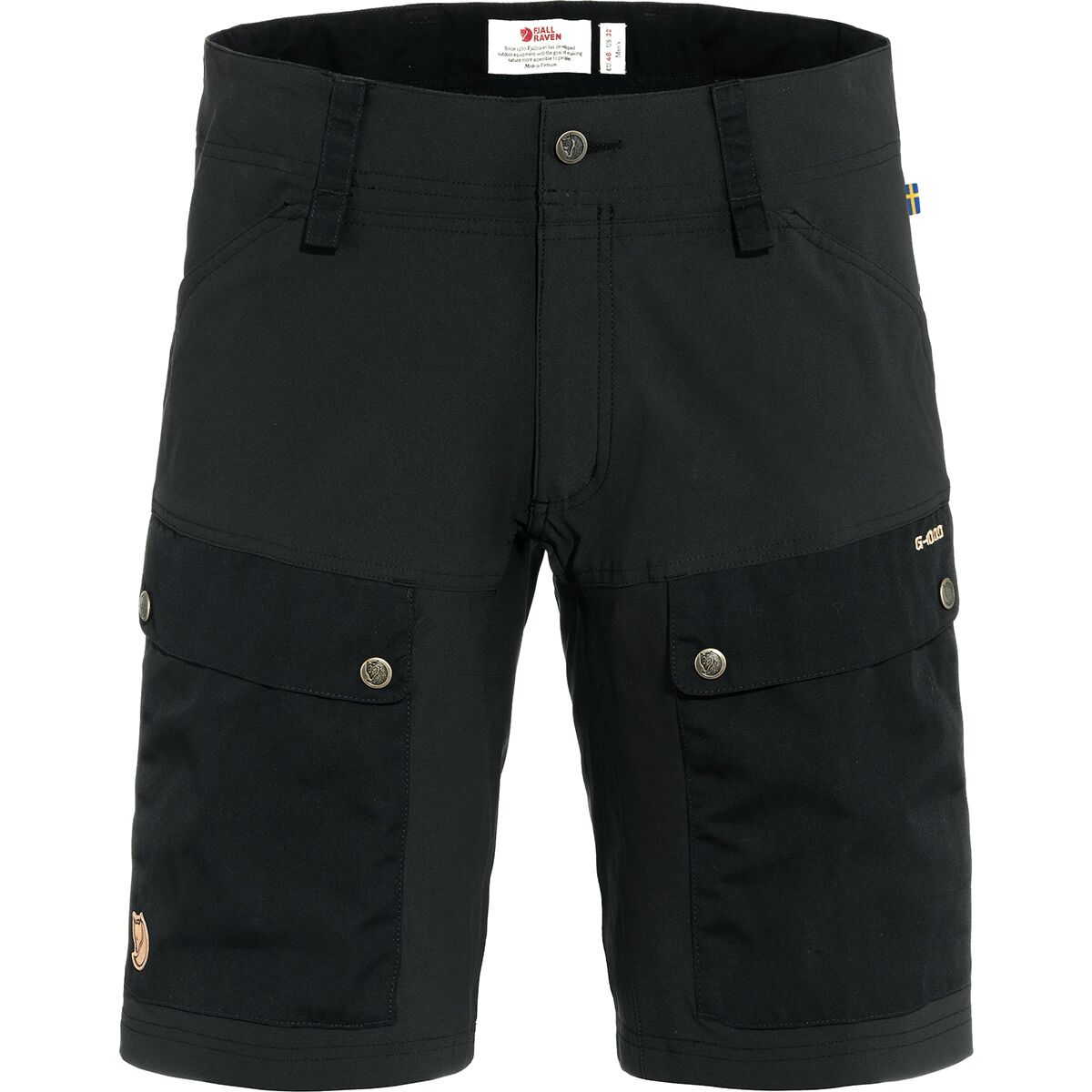 Image of Fjallraven Keb Short - Men's Black/Black, US 30-31/EU 46