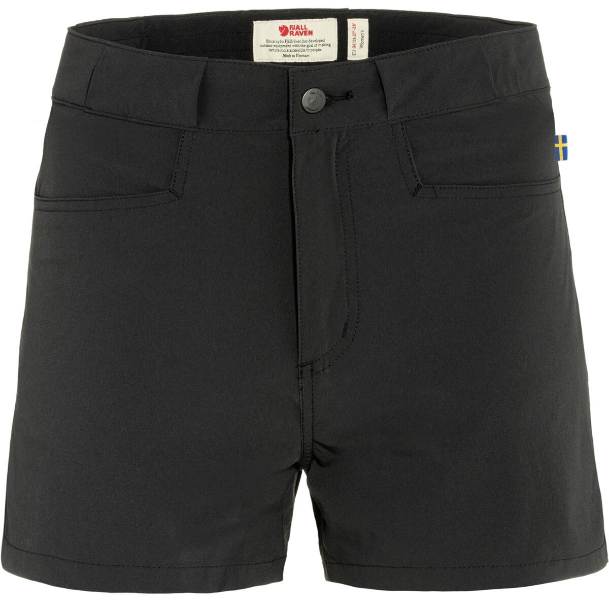 Image of Fjallraven High Coast Lite Short - Women's Black, US 35/EU 46