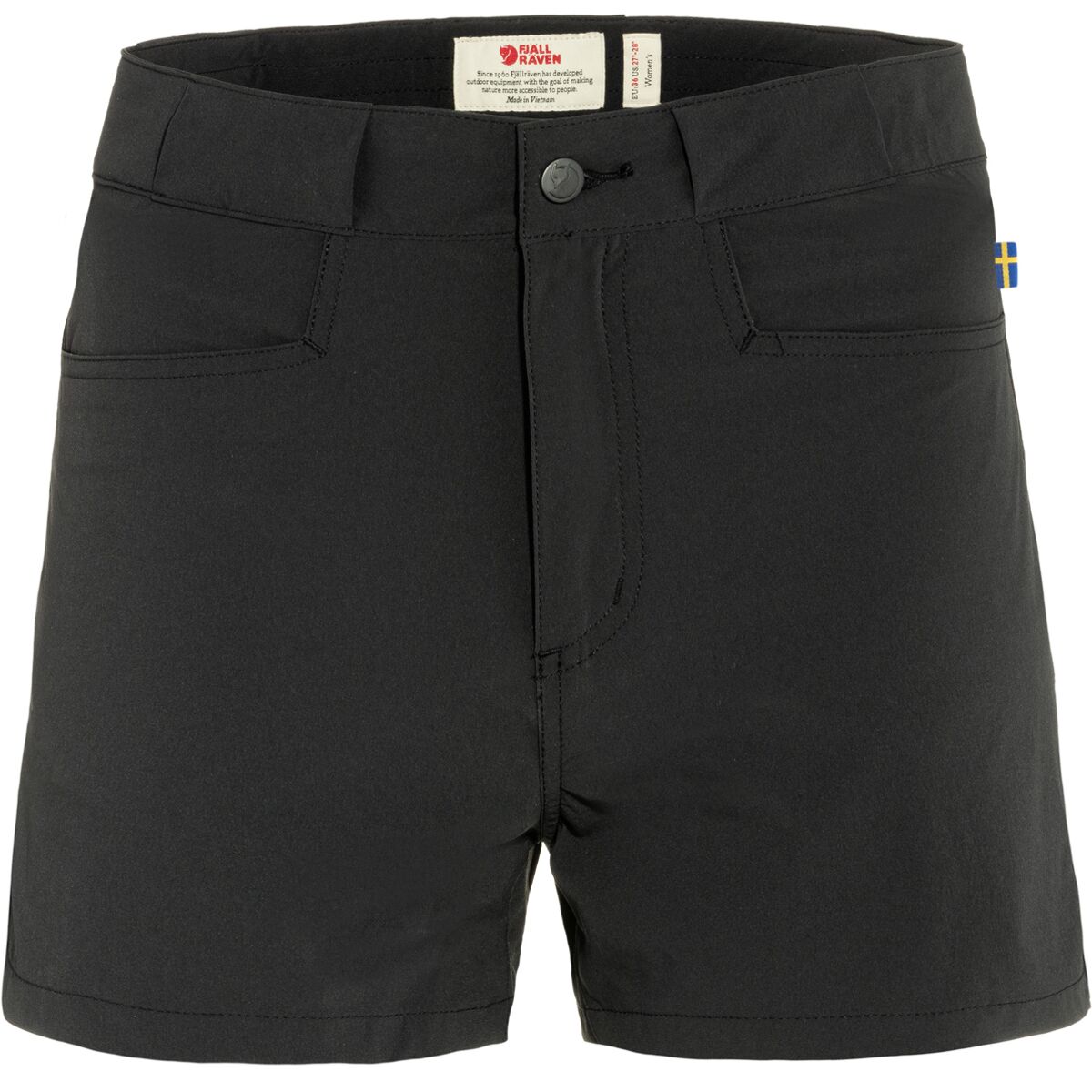Image of Fjallraven High Coast Lite Short - Women's Black, US 27/EU 36