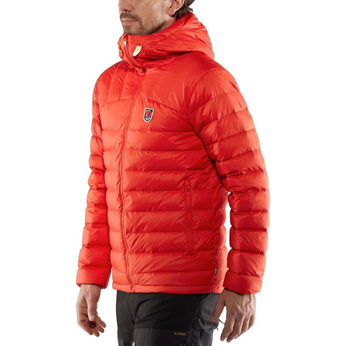 Fjallraven Expedition Pack Down Hooded Jacket - Men's True Red, M