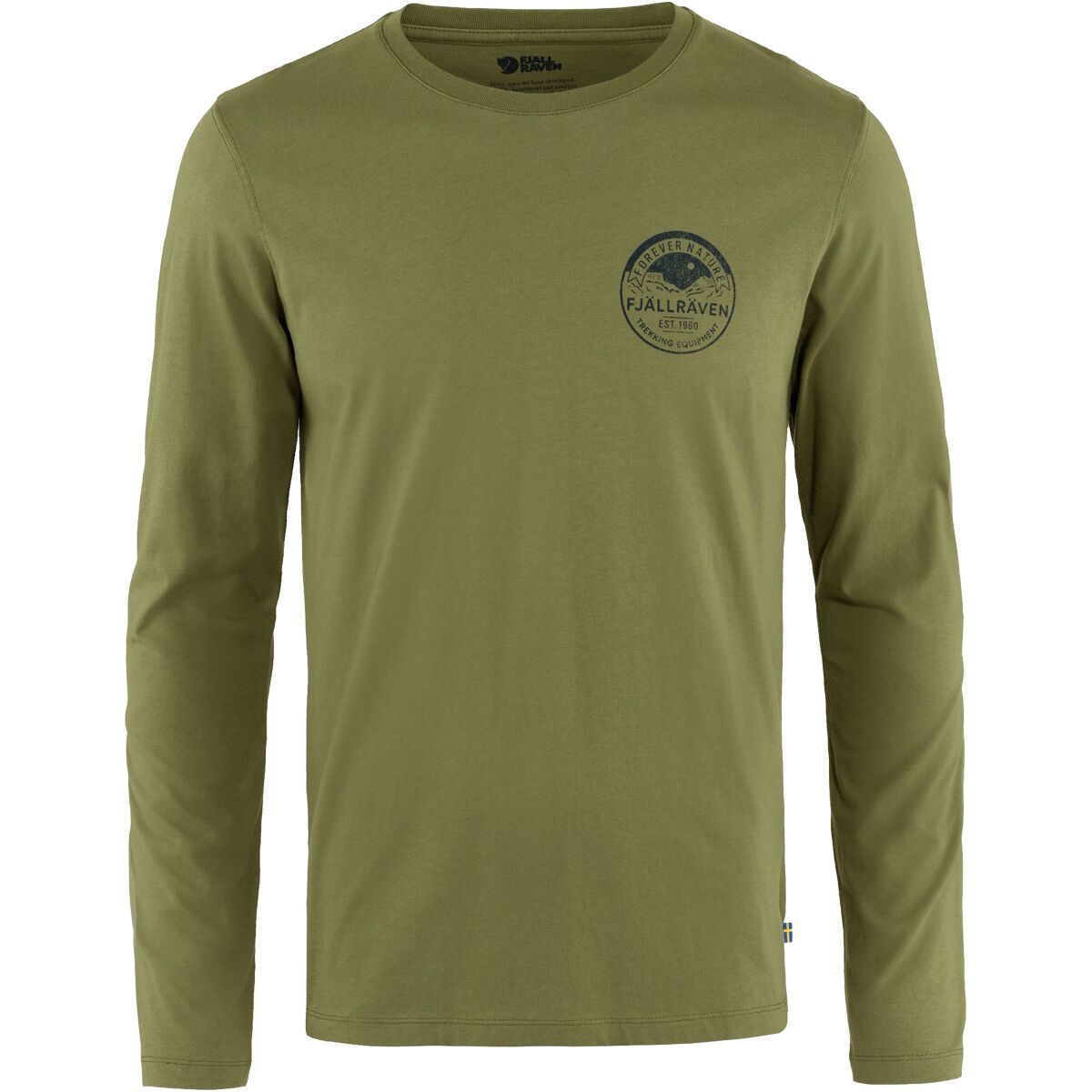 Image of Fjallraven Forever Nature Badge LS T-Shirt - Men's Caper Green, XL
