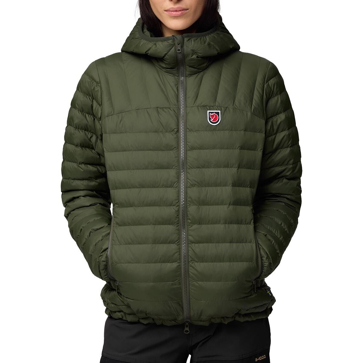 Image of Fjallraven Expedition Latt Hooded Jacket - Women's Deep Forest, M